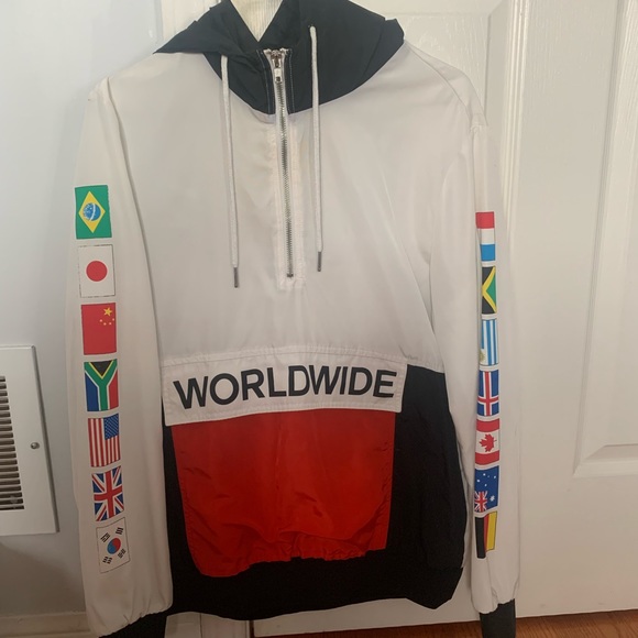 FOREVER 21 Men worldwide windbreaker size xs - Picture 2 of 4